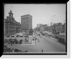 Historic Photo Print - Detroit, Michigan - Campus Martius