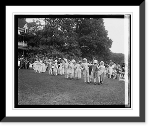 Historic Framed Print, Fete Champetre, 5/21/22 - 2,  17-7/8" x 21-7/8"