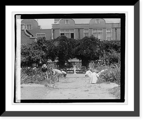 Historic Framed Print, Children at Wilson formal - 2,  17-7/8" x 21-7/8"