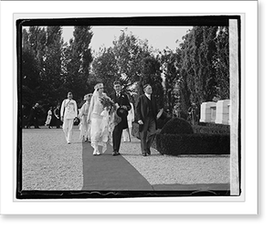 Historic Photo Print - Weddings - Mrs. Hughes wedding, 1922