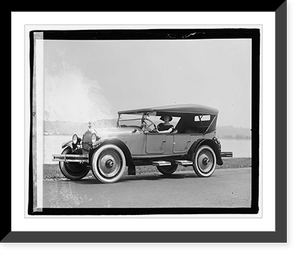 Historic Framed Print, Fannie Brice in Oldsmobile - 2,  17-7/8" x 21-7/8"