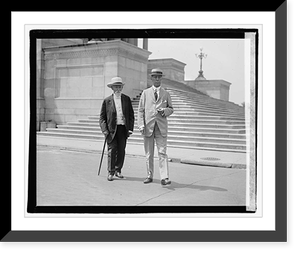 Antique Photo Print - Sen. Cornelius Cole & Sen. Shartridge, 1922