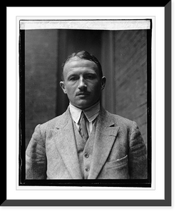 Historic Framed Print, Capt. Geo. Thenault, 7/27/22,  17-7/8" x 21-7/8"