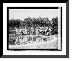 Historic Framed Print, Russian dancers, 8/29/22 - 2,  17-7/8" x 21-7/8"
