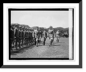 Historic Framed Print, Citizen's Military Training Camp review, 8/21/22 - 4,  17-7/8" x 21-7/8"