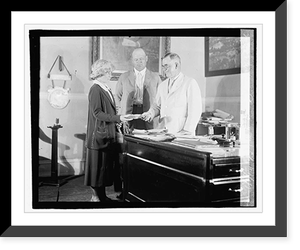 Wallace, Pugsley & Miss Eliz. U. Hoffman, 9/6/22, Historic Reproduction
