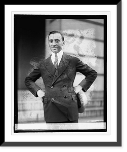 Historic Framed Print, Commendator Augusto Russo, 9/11/22,  17-7/8" x 21-7/8"