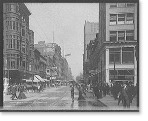Historic Street Photo - Cincinnati - Fifth St - Vintage Wall Art Gift
