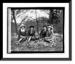 Emma Slitt, Helen Campbell and two unidentified women, 10/26/22 Classic, Antique Wall Art