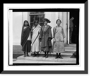 Historic Framed Print, Foreign delegates, women's foreign [...] society, 11/1/22,  17-7/8" x 21-7/8"