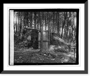 Historic Framed Print, Hermit's hut,  17-7/8" x 21-7/8"