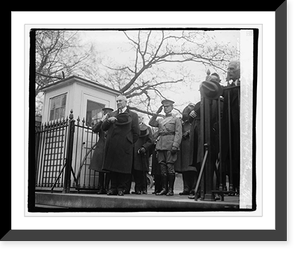 Harding reviewing safety parade, 12/1/22, Antique Wall Art