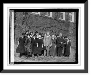 Historic Framed Print, Buchanan School Group, 12/5/22,  17-7/8" x 21-7/8"