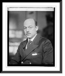 Historic Framed Print, Commander Jerome C. Hansacker, [1/8/23],  17-7/8" x 21-7/8"