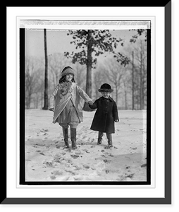 Historic Framed Print, Chase children, 1/25/23,  17-7/8" x 21-7/8"