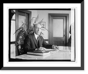 Historic Framed Print, Briq. General Frank T. Hines, 3/1/23,  17-7/8" x 21-7/8"