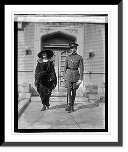 Historic Framed Print, Capt. & Mrs. Harry Martel Gwyne, 2/13/23,  17-7/8" x 21-7/8"