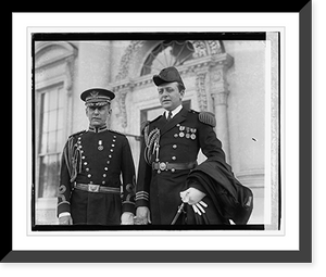 Historic Framed Print, Col. Sherrill & Capt. Adolphus Andrew, [3/5/23],  17-7/8" x 21-7/8"