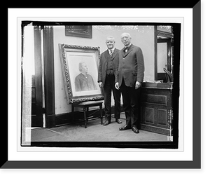 Historic Framed Print, Civil Servers Tony Strong, Mathew F. Hollorain, & Jno. T. Doyle, 3/7/23,  17-7/8" x 21-7/8"