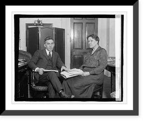Meyer Jacobstein of NY & Miss Mabel Randolph, 3/16/23, Antique Wall Art