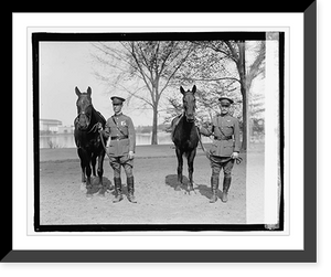 Capt. Wm. C. Ocker & Lt. Walter K. Burgess, 4/25/23, Vintage Wall Art