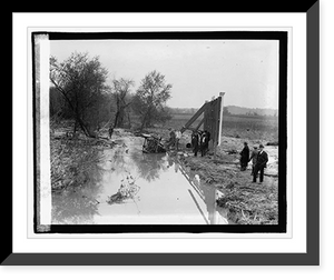 Historic Framed Print, Flood, 4/30/23,  17-7/8" x 21-7/8"