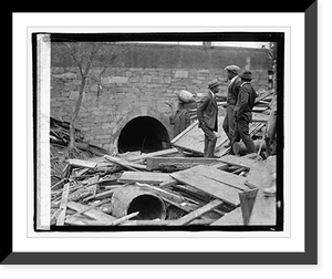 Historic Framed Print, Flood, [4/30/23] - 2,  17-7/8" x 21-7/8"