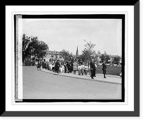 Historic Framed Print, St. Gabriel's May procession,  17-7/8" x 21-7/8"