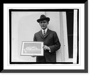 Historic Framed Print, Col. C.C. Sherrell, 5/11/23,  17-7/8" x 21-7/8"