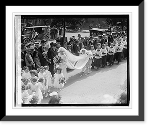 Imaculate Conception, Mary procession - 3, Antique Print