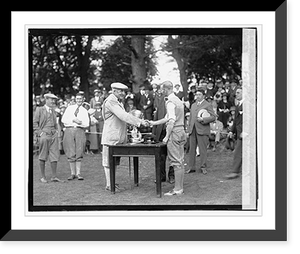 Chas. B. Schaefer & Pres. Harding, 5/22/23 Classic, Antique Print