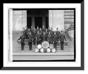 Historic Framed Print, Costello Post Band, 5/30/23,  17-7/8" x 21-7/8"