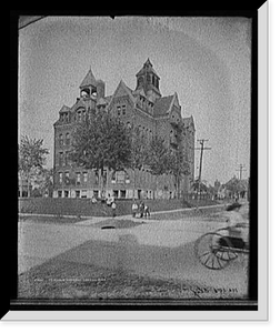 Historic Framed Print, St. Mary's Hospital, Saginaw, Mich.,  17-7/8" x 21-7/8"