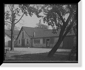 Antique Scenic Print - Philadelphia, Pennsylvania - Old stables