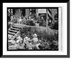 Cornerstone laying, Congressional Club, 6/9/23, Vintage Poster