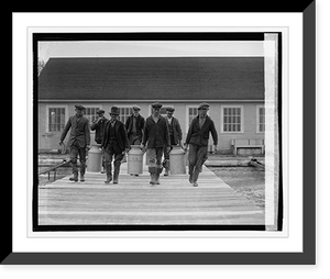 Historic Framed Print, Bryans Point shad hatchery, [6/1/23],  17-7/8" x 21-7/8"