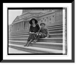Miss Kate Samuels of Atlanta & Hal Crawford, Antique Print
