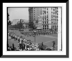 Historic Framed Print, Harding funeral - 3,  17-7/8" x 21-7/8"