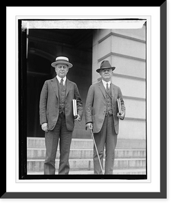 Historic Framed Print, Chas. B. Warren & Judge Payne - 2,  17-7/8" x 21-7/8"