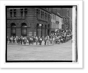 Historic Photo Print - Taps for Harding, 1923 - Historic Wall Art Gift