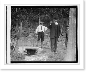 Antique Photo Print - Slemp at Congressional Club (2)