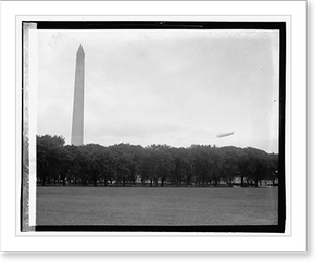 Antique Architecture - ZR 1 at Monument, 1923 - Historic Wall Art Gift