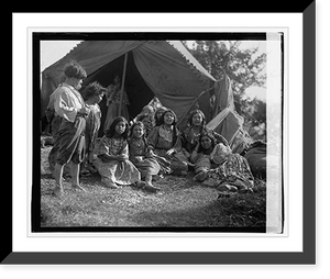 Historic Framed Print, Gypsies - 2,  17-7/8" x 21-7/8"