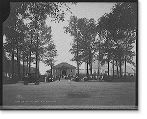 Vintage Landscape - Detroit, Michigan - The Aquarium, Belle Isle Park