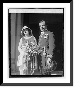 Historic Framed Print, Dr. P. Lessinoff & wife, [10/17/23],  17-7/8" x 21-7/8"