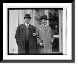 Fred W. Upshaw & Wm. Wrigley, 10/23/23, Vintage Wall Art