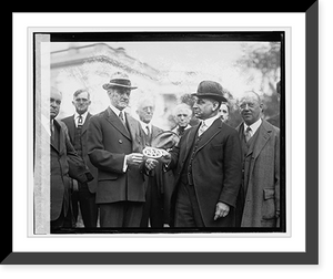 Historic Framed Print, Coolidge & Am. Auto Assn.,  17-7/8" x 21-7/8"