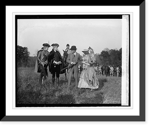 Historic Framed Print, D.W. Griffith on location, 10/31/23,  17-7/8" x 21-7/8"