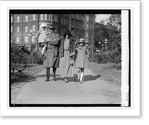 Vintage Americana Print - McAdoo & family, 1923 - Vintage Home Decor Print