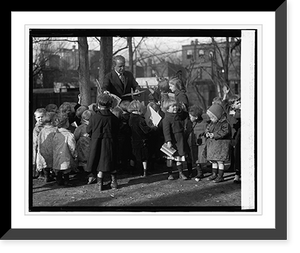 Historic Framed Print, Davis at Foundling Home, [12/21/23],  17-7/8" x 21-7/8"